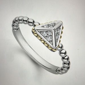Lagos KSL Diamond Pyramid Ring